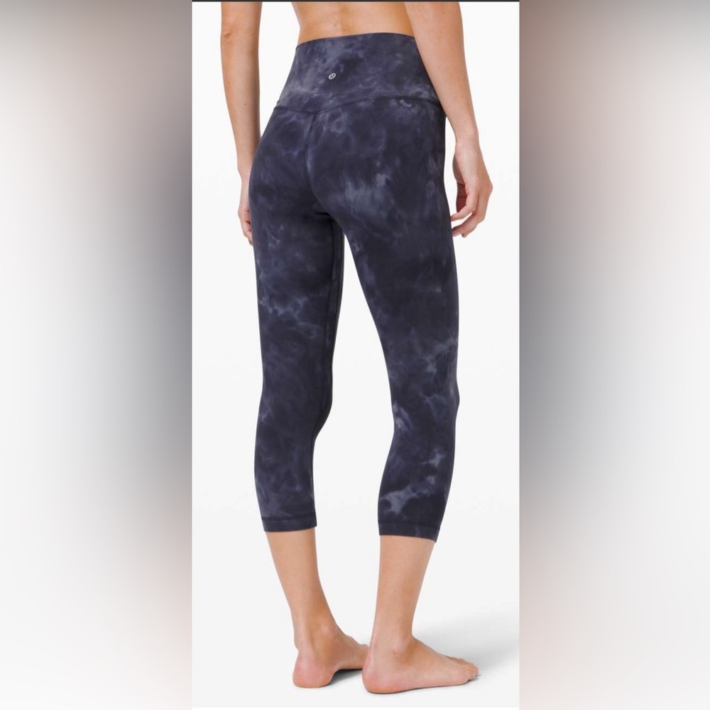 Lululemon Align Crop 18" in Diamond Dye - Size 12